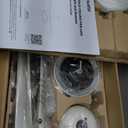 Ceiling Fans with Lights, 42 inch Low Profile Ceiling Fan with Light and Remote Control, Flush Mount, 3CCT, Dimmable, Quiet Reversible Motor, White Ceiling Fan for Bedroom Indoor/Outdoor Use