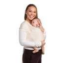 Baby Tula Stretchy Tencel Baby Wrap Carrier Soft Newborn & Infant Wrap Sling, Ergonomic Hands-Free Baby Carrier, Breathable & Adjustable, Eco-Friendly for 825 lbs - Confetti (M)