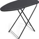 Duwee 13"×35" Ironing Board Small with Heat Resistant Cover,Folding Compact Ironing Board,Light Weight,Easy to Storage,Black