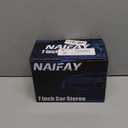 Naifay Double Din Car Stereo Compatible with Apple Carplay and Android Auto, 7 inch HD Touchscreen Car Radio Car Audio Receivers, Bluetooth, Backup Camera, Mirror Link, USB/AUX/TF/Subwoofer, FM Radio