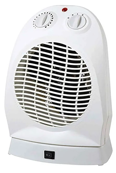 Pro Fusion Heat FH-101A 750/1500 Watt White Oscillating Fan & Heater