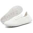 YOSFDC Summer Slippers for Women Barefoot Zero Drop Shoes Women Outdoor Walking Tennis Slip On Workout Sports Running Shoes Casual Breathable Soft House Sneakers for Women,White Size 8.5