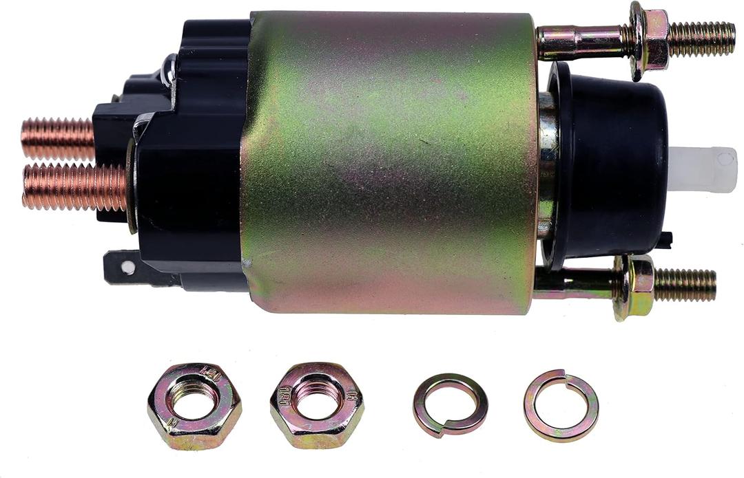 JEENDA AM102577 Starter Solenoid 12V 3 Terminal Compatible with John Deere Gator Tractor GT262 GT265 GT2275 LX176 LX178 LX188 165 2243 285 325 345 425 X320 X324 X340 X465 F510 F525 F620 (Light Green)