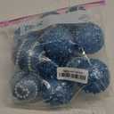 ChrisWish Baby Blue Christmas Ball Ornaments, Christmas Ball Decorations Shatterproof Plastic Hanging Pearl Balls for Holiday Party(70mm/ 2.76", 12ct)