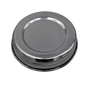 Polished Stainless Steel Vintage Reproduction Storage Lids with Silicone Lid Liners for Ball, Kerr, Canning Jars by Mason Jar Lifestyle (5 Pack, Wide Mouth)