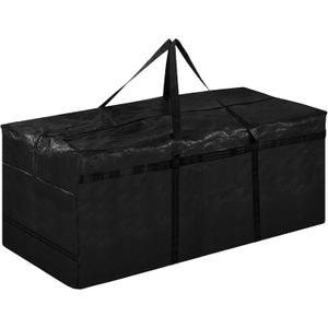Black Extra Large Storage Bag for Pools with 4 Handles - for Aboveground Inflatable Frame Pools Waterproof Storage Bags for Above Ground Pool Heavy-duty Pool Cover Accessories Storage,56''x23''x23''