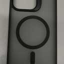 TORRAS for iPhone 15 Pro Max Case, Compatible with MagSafe, Military-Grade Shockproof, Build in Invisible Stand, Magnetic Translucent Slim Hard Back Soft Edge Anti-Scratch, Frost Black