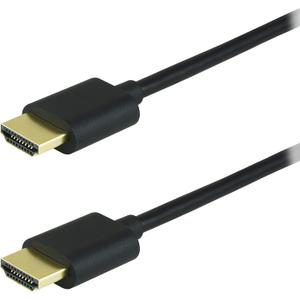GE HDMI Cable Kit, 6ft. HDMI Cable with Mini HDMI Adapter and Micro HDMI Adapter, High Speed with Ethernet, Gold Connectors - Bl