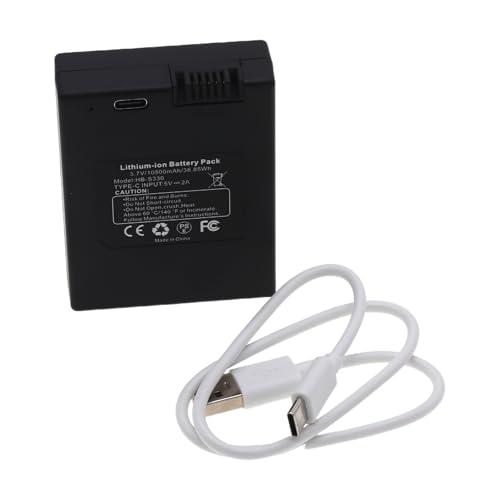 10500mAh HB-S330 Rechargeable Battery Compatible for EU‘fy S330 3-in-1 Video Smart Lock and Smart Drop, for EU’fy E330 S230 Smart Lock, USB Charging