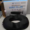 PT ENDORSED Donut Pillow for Tailbone Pain Relief - Hemorrhoid Pillow for Sitting, Orthopedic Donut Seat Cushion for Pressure Relief, Post Surgery, Postpartum Pregnancy