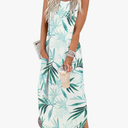 ANRABESS Women Casual Loose Sundress Sleeveless Split Maxi Long Beach Shirt Dress Travel Vacation 2025 Summer Outfits, Small