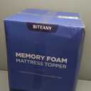 Dual Layer Memory Foam Mattress Topper for Pain Relief with 2X Support, 2" Fluffy Pillow Top Queen Mattress Topper Plus 2" Odor-Free Cooling Gel Memory Foam Ultra Comfort Mattress Pad Cover