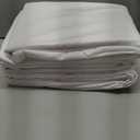 Fitable 6 Pack White Round Tablecloths - 120 Inches in Diameter - Stain Resistant and Washable Table Clothes, Polyester Fabric Table Covers for Wedding, Party, Banquet, Formal Events