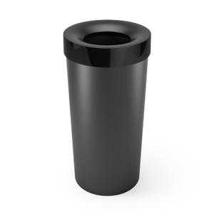 Umbra Vento Kitchen Trash Can, Open Top Bin, 16.5 Gallon, Black
Brushed metal accents, bag concealing design, easy wipe clean, fits home and office, durable plastic