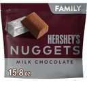 Hershey's Milk Chocolate Nuggets Packaged Candy Family Pack Stand Up Bag, 15.8 oz, 15.8 oz (EXP 06/01/26)