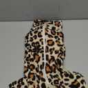 ROZKITCH Dog Winter Coat with Legs, Pet Windproof Warm Cold Weather Jacket Vest with Luminous Zipper, Jumpsuit Apparel Outfit Clothes for Small Dog Brown 2XS (2XS(Back Length:11"))