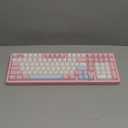 YUNZII AL98 QMK/VIA Wireless Mechanical Gaming Keyboard,Full Aluminum,BT/2.4G/USB-C, Pre-Lubed Hot Swappable Gasket Mount 1800 Layout,RGB Backlit for Win/Mac (Pink, Milk Switch)