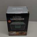 Electric Lunch Box For Adults, 100W 3.5L 2-Layer Portable Food Warmer For Men, Dual Mode 2.5L + 1L Large Heated Lunch Box For Car/Truck/Work, Lonchera Elctrica Porttil Para Calentar Almuerzo (Military Green)