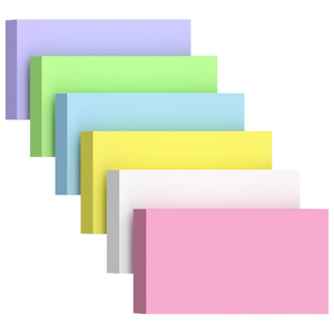 300 Count Blank Colored Index Cards 3 x 5 Inch, Blank Flash Cards for Back to School,home and Office Supply, Portable Colorful Study Flashcards Ideal for To-do Lists, Grocery Lists, Recipes and Exams