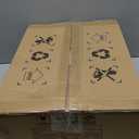 Ohniyou Ceiling Fans with Lights, 42 Inch Low Profile Ceiling Fan with Light and Remote/APP Control, Flush Mount, Dimmable, Qiuet DC Motor, White Small Indoor Ceiling Fan for Bedroom, Kitchen