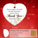 2 x Thank You Gifts for Women Men, Appreciation Ornaments Gifts for Boss Coworkers Teacher Nurse Manager