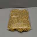 Staruby Organza Gift Bags 100Pcs Gold Sheer Organza Bag 5x7 Inch Mesh Favor Bags Drawstring Jewelry Rattan Printed Gift Pouches for Wedding Party Favors Couple Shower Christmas Gifts Candy Bags