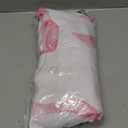 MUGINYU Girls Pink Bow Shower Curtain with Scalloped for Preppy Bathroom Decor,Cute Ruffle Girly Shower Curtains,Coquettecute Chic Aesthetic Shower Curtain Set with Hooks 72x72 Inch