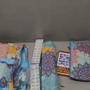 American Mahjong Tile Set with Printed Carrying Bag, 166 Premium Blue Tiles, 4 Blue All-in-One Racks/Pushers and Accessories, Mahjong Set, Complete Mahjong Game Set for Travel, GiftsBlue