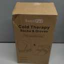 SuzziPad Cold Socks & Hand Ice Pack, Cooling Gloves for Chemotherapy, Chemo Care Package for Women and Men, S/M, Purple