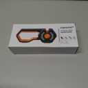 6-Stage Knife Sharpener - Premium Kitchen Knife Sharpeners - Adjustable Handheld Manual Knife Sharpeners for Kitchen Knives, Scissor and Chef Knife.Easy for beginners to use (ORANGE)