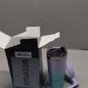 20 oz Tumbler with Handle and 2 Straw 2 Lid, Insulated Water Bottle Stainless Steel Vacuum Cup Reusable Travel Mug, Lavender Green