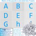 Think2Master Colorful Vintage World Travel Poster 1000 pieces Large Format Jigsaw Puzzle for kids 13+, teens, adults & families. Great gift for people wanting to explore the World. Size: 26.8 X 18.9