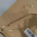 17.7" Strong Metal Wire Clothes Hangers, Coat Hanger, Standard Suit Hangers, Metal Shirt Dress Hanger Rack, 30 Pack, Gold