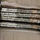 12x12 Storage Cube Bins Wicker Storage Basket for Cube Shelf, Natural Foldable Square Baskets for Storage, Large Woven Cube Storage Bin with Handle, Baskets for Pantry, Bedroom Set of 4 (11.8 x 11.8 in)