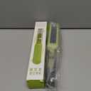 Knife Blade Brush with Long Handle and Lid Integrate Knife Sharpener and Gap Cleaning Brush, Double Side Bristle Scrubber for Kitchen knife Blade Chopsticks Dish Cutlery Fork Spoon's Washing