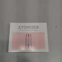 LISAPACK 8ML Atomizer Perfume Spray Bottle for Travel (3 PCS) Empty Cologne Dispenser, Portable Sprayer Travel Essentials for Men and Women (Black)