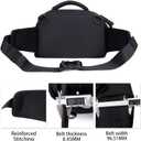 Cwatcun Waist Camera Case DSLR SLR Bag Sling Shoulder Camera Bag Water Resistant Pack for Camera Carrying Case for photographer Hiking Shooting Traveling Men Women