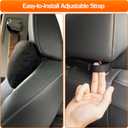 car headrest Pillow, car Neck Pillow for Driving, 11.8x7.5 inches Head Rest Pillow for car,Fits Most car Models, Suede Fabric with Polyester Fiber Filling(Grey,Neck Pillow 1P)