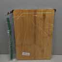 Homaxy Extra Large Organic Bamboo Cutting Boards for Kitchen, 18"x12" Wooden XL Cutting Board with Juice Groove and Handles, Charcuterie Butcher Block Wood Serving & Chopping Board - Pre Oiled (Natural)