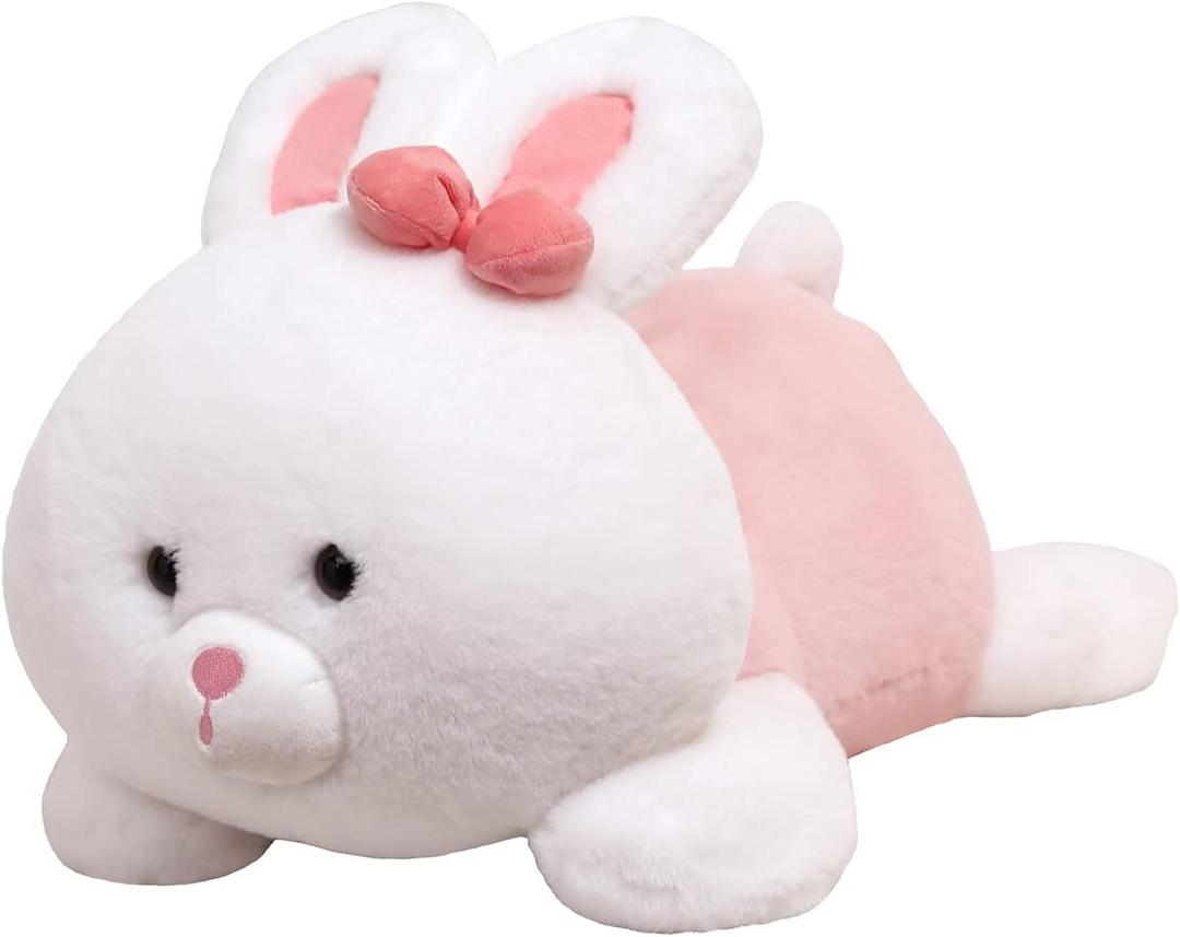 YESGIRL Easter Gifts Bunny Stuffed Animal Plush Pillow, 24 inch Cute Plush Toy, Large Soft Rabbit Plushie for Adults, Kids, Boys and Girls