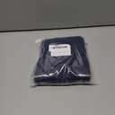 Office Chair Cover,Removable Desk Chair Cover with Zipper,Stretch Anti-dust Universal Rotating Office Seat Slipcover,Washable High Back Computer Seat Protector for Pets (Navy, Large)