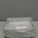 Ravinte 6 Pack Drawer Organizer - 6" X 9" Plastic Storage Bins, Acrylic Organizers with Non-Slip Pads Clear Desk Storage Tray for Makeup, Jewelries, Kitchen Utensils, Bathroom and Office