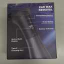 Ear Wax Removal with One-Piece Waste Tank, Powered Ear Wax Remover, IPX7, 5000mAh, 12 Tips, 3 Pressure Modes, Safe & Effective Ear Cleaning Electric Water Irrigation System at Home