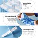 Summer Popsicle Molds, Material Silicone Mold,Non BPA, Reusable Popsicles Molds,10 Reusable Silicone Popsicle Sticks, Easy Use