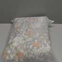 ColorBird Floral Curtains 100% Blackout Curtain Tan Khaki Black Out Window Drapes Panels 84 Inch Long for Livng Room Bedroom