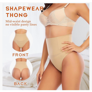 Tummy Control Thong Shapewear for Women High Waist Shaping Underwear Seamless Body Shaper Panties Girdle
XL