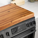 30x22 Acacia Noodle Board Stove Cover Wood with Handles, Wooden Stovetop Cover Cutting Board with Juice Groove for Gas Stove and Electric Stove Top, kitchen sink cover for counter space