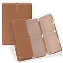 FYY Daily Pill Organizer, 7 Compartments Portable Travel Pill Case, [Folding Design] for Purse Pocket to Hold Vitamins,Cod Liver Oil,Supplements and Medication-Brown