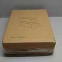 1 Pack Stackable Storage Drawers, Plastic Clear Organizer Bins with Handles for Under sink, Kitchen Cabinet, Fridge, Closet, Pantry, Office, Bathroom