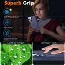 Compatible with Samsung Galaxy S22 Case with Magnetic Ring Stand, Military Drop Protection, Anti-Scratch/Anti-Fingerprint Translucent Matte Case for Samsung Galaxy S22 (Dark Blue)